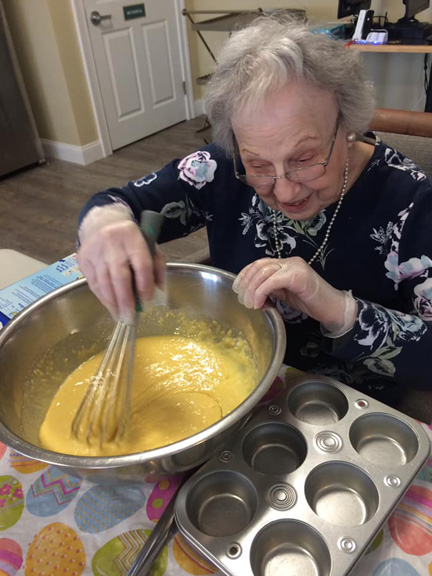 baking cupcakes