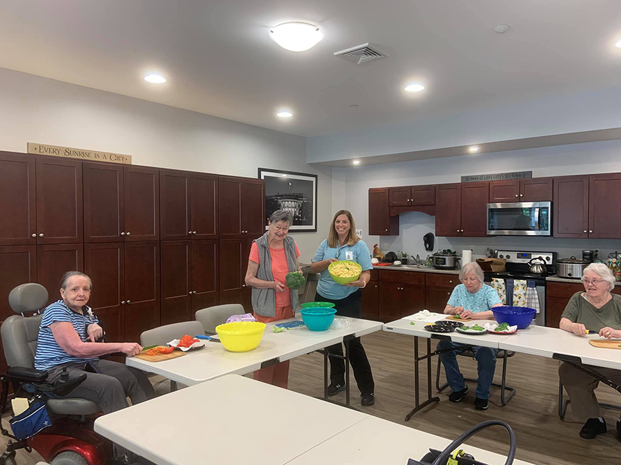 seniors baking
