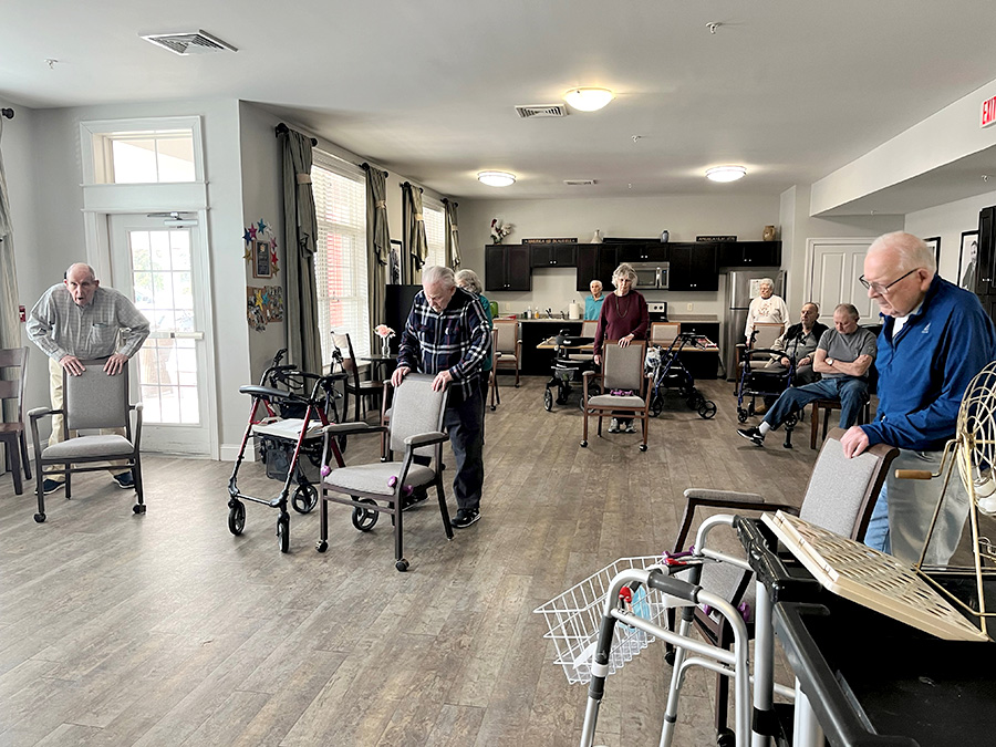 senior exercise room