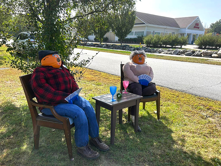 halloween scarecrows